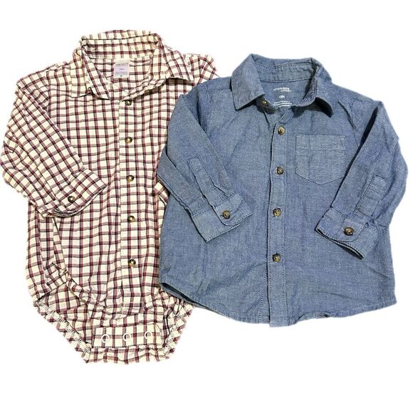 Carters Boys 18M Long Sleeve-Bundle of Two - Picture 1 of 8